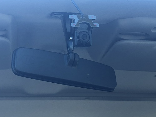 Windscreen mounted forward facing camera