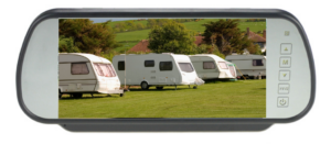 7" Clip-on Mirror Monitor for Caravan Camera