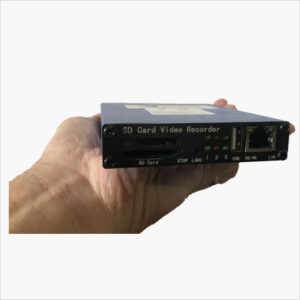 small MDVR held in one hand